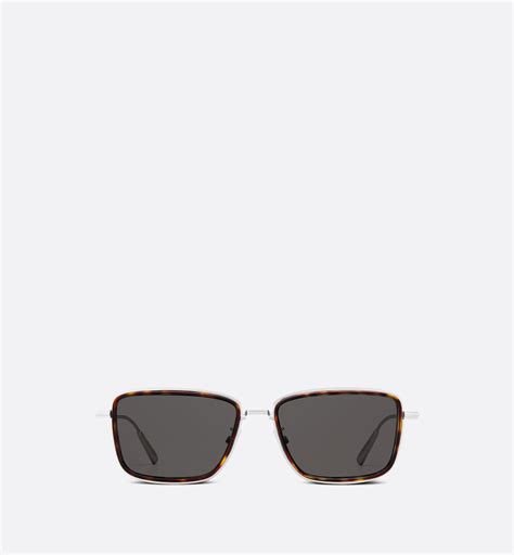 DiorBlackSuit S9U Gray Rectangular Sunglasses 